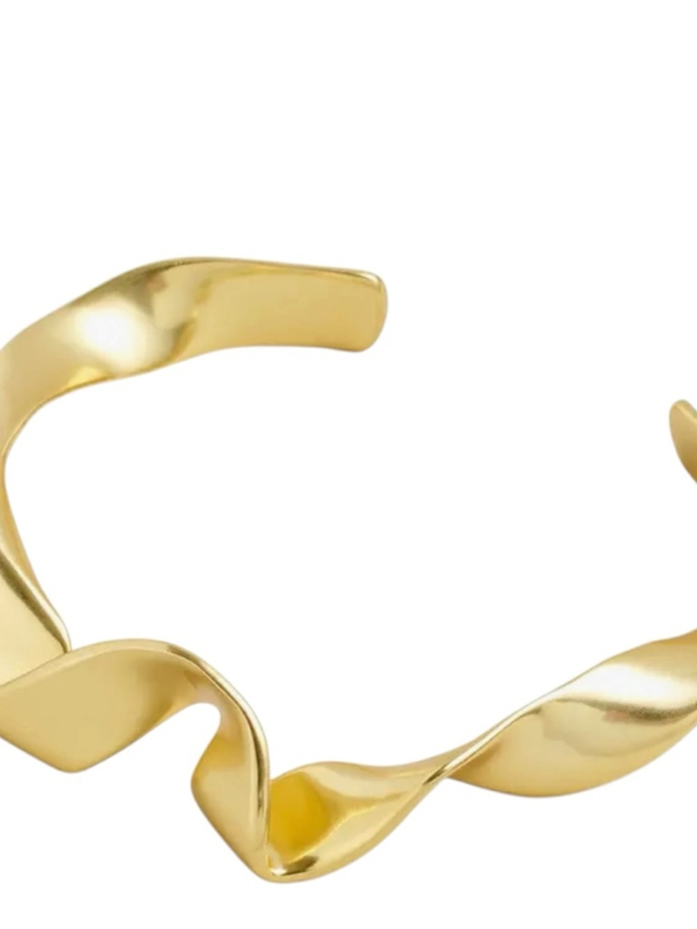 Madewell Twisted Twisted Ribbon Cuff Bracelet - Picture 2 of 3